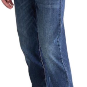 men Straight High Stretch Jeans