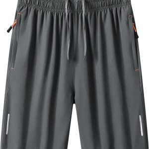 Mens Athletic Running Shorts,5 inch Quick Dry Lightweight Two Packets Gym Workout Basketball Hiking Golf Casual Short